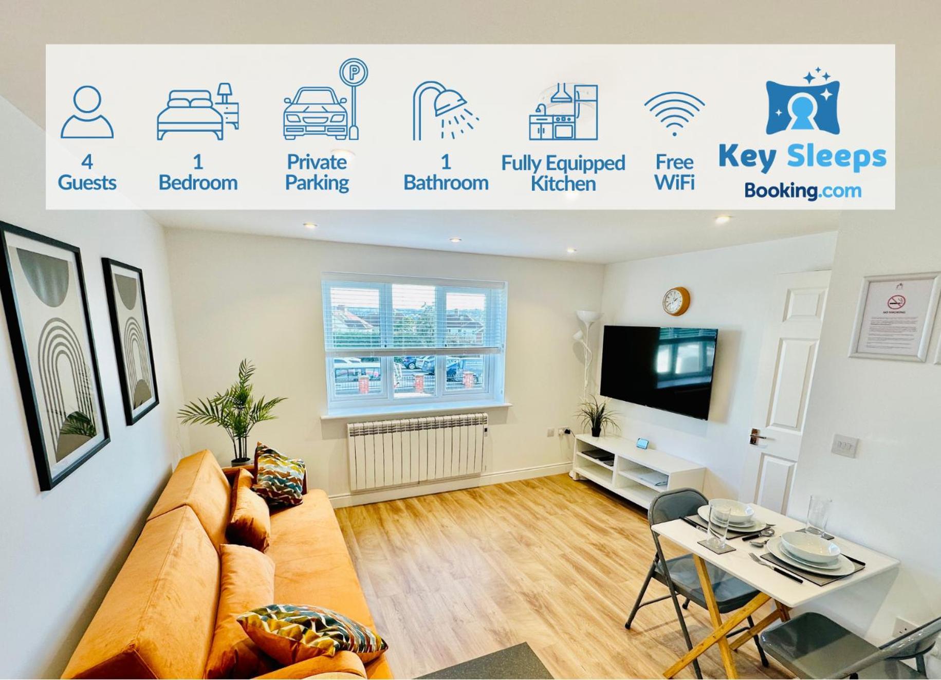 شقة Private Parking Stylish Great Location جيلدفورد المظهر الخارجي الصورة